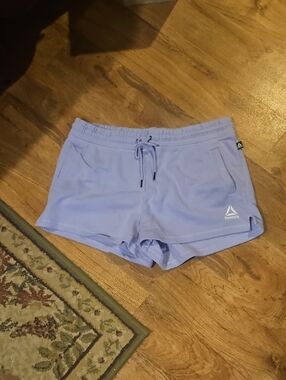 Reebox Purple French Terry Shorts Size XL